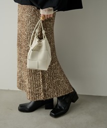 クロス編みミニショルダーBAG