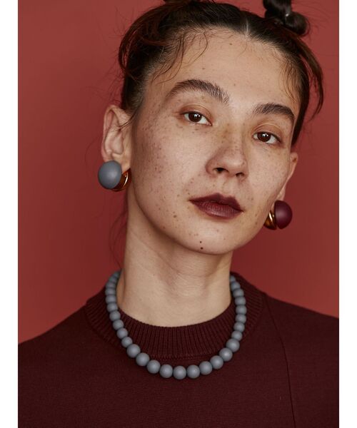 UN3D.（アンスリード）の「COLOR BALL NC / カラーボールネックレス（ネックレス・レディース・ライム/ブラウン/グレー・FREE）」の22枚目の写真