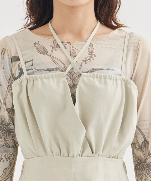 STUDIOUS(ステュディオス)の「【STUDIOUS/ステュディオス】Parachute Jumpsuit/パラシュートジャンプスーツ(つなぎ/オールインワン・レディース・ライトベージュ/ブラック・FREE)」の18枚目の写真