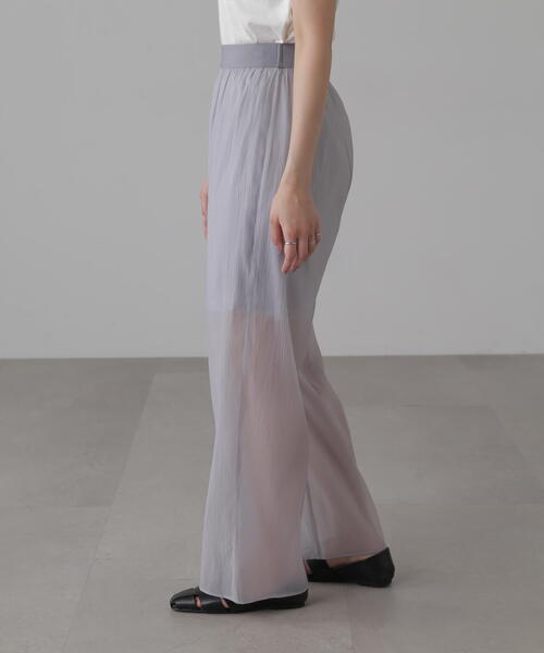 FREE'S MART（フリーズマート）の「◆シアーイージーワイドパンツ（その他パンツ・レディース・ブラック/グレー・FREE）」の16枚目の写真