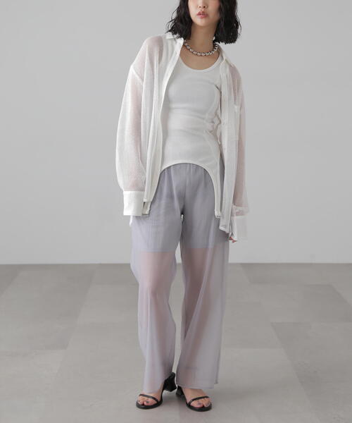 FREE'S MART（フリーズマート）の「◆シアーイージーワイドパンツ（その他パンツ・レディース・ブラック/グレー・FREE）」の22枚目の写真