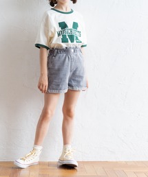 coca（coca） | キッズ　裾ロールアップデニムショートパンツ(デニムパンツ)