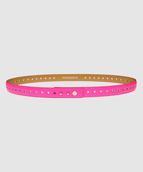 PHINGERIN（フィンガリン）の「FLEXI BELT（ベルト・メンズ・ピンク/ブラック/ライラック・FREE）」の2枚目の写真