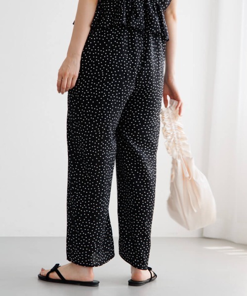 flower（フラワー）の「パピヨンドットロンパース（サロペット/オーバーオール・レディース・ブラック/ホワイト・FREE）」の10枚目の写真