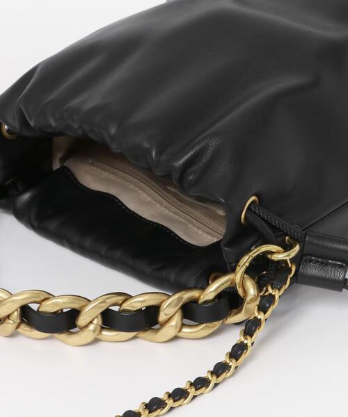 RODE SKO(ロデスコ)の「ビッグチェーンバッグ(ショルダーバッグ・レディース・ブラック/モカ/グリーン系その他・ONE)」の18枚目の写真