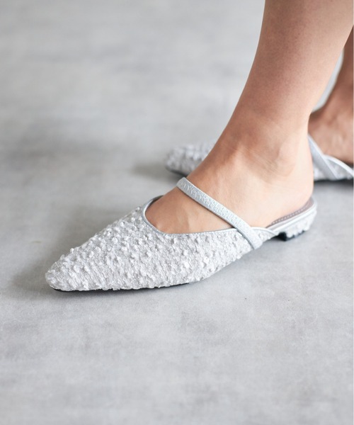 tocco closet（トッコ　クローゼット）の「【ZOZO限定】スパンコールミュール（サンダル・レディース・シルバー/アイボリー/ブラック/ピンク・M/L）」の14枚目の写真