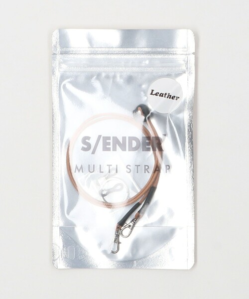 green label relaxing（グリーンレーベルリラクシング）の「＜S/ENDER＞MULTI STRAP LEATHER マルチストラップ（サングラス・メンズ・ナチュラル/ブラック・FREE）」の3枚目の写真
