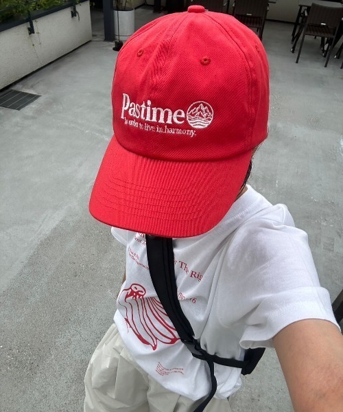 nemne store（ネンネストア）の「カラーロゴ刺繍キャップ（キャップ・レディース・ネイビー/レッド/ブルー・フリー）」の14枚目の写真