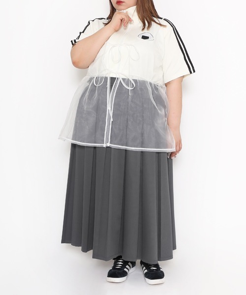 PUNYUS(プニュズ)の「シアーキャミチュニック(キャミソール・レディース・ブラック/オフホワイト・1/2/3/4)」の9枚目の写真