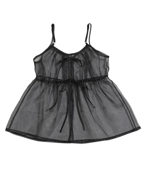 PUNYUS(プニュズ)の「シアーキャミチュニック(キャミソール・レディース・ブラック/オフホワイト・1/2/3/4)」の16枚目の写真