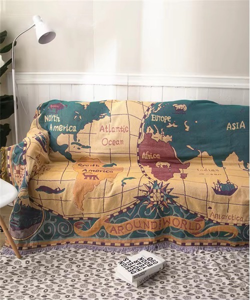 セール】【 Port / ポート 】 ヴィンテージ風 ワールド マップ