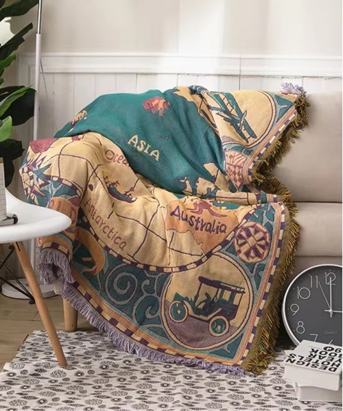 セール】【 Port / ポート 】 ヴィンテージ風 ワールド マップ