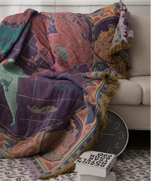 セール】【 Port / ポート 】 ヴィンテージ風 ワールド マップ