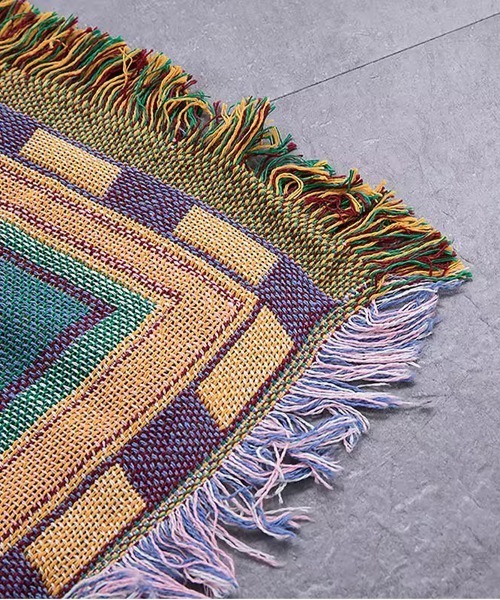 Port（ポート）の「【 Port / ポート 】 ヴィンテージ風 ワールド マップ デザイン 大判ブランケット / ソファカバー ( 130㎝×180㎝ ) #（ブランケット・レディース・その他・FREE）」の12枚目の写真