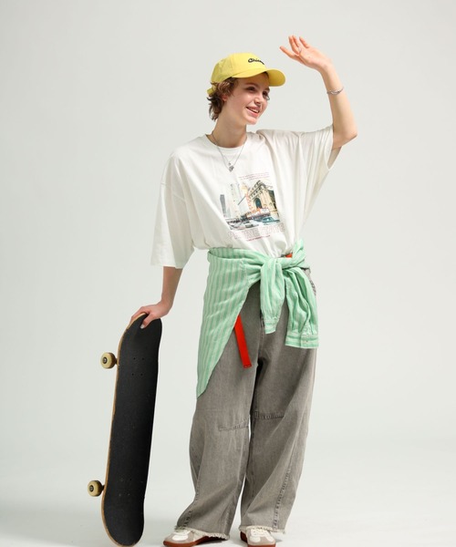 niko and...（ニコアンド）の「オリジナルアソートロゴ刺繍キャップ（キャップ・レディース・ピンク/ブルー/グリーン/ボルドー/ライトイエロー/スカイブルー/ベージュ/グリーン系その他/ネイビー/ブラウン・FREE）」の11枚目の写真