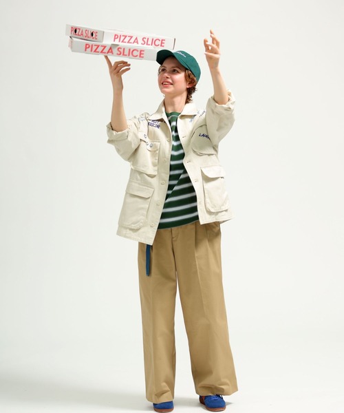 niko and...（ニコアンド）の「オリジナルアソートロゴ刺繍キャップ（キャップ・レディース・ピンク/ブルー/グリーン/ボルドー/ライトイエロー/スカイブルー/ベージュ/グリーン系その他/ネイビー/ブラウン・FREE）」の12枚目の写真