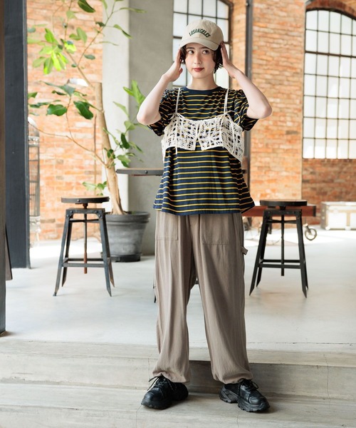 niko and...（ニコアンド）の「オリジナルアソートロゴ刺繍キャップ（キャップ・レディース・ピンク/ブルー/グリーン/ボルドー/ライトイエロー/スカイブルー/ベージュ/グリーン系その他/ネイビー/ブラウン・FREE）」の13枚目の写真