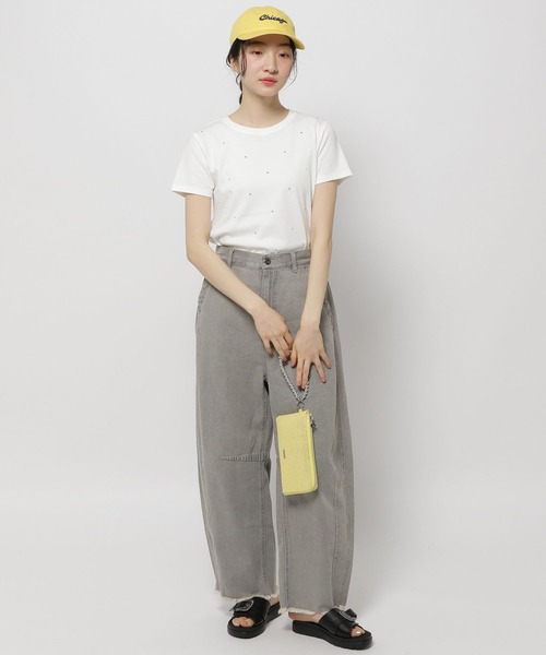 niko and...（ニコアンド）の「オリジナルアソートロゴ刺繍キャップ（キャップ・レディース・ピンク/ブルー/グリーン/ボルドー/ライトイエロー/スカイブルー/ベージュ/グリーン系その他/ネイビー/ブラウン・FREE）」の22枚目の写真