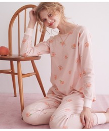 PEACH JOHN（ピーチジョン）の「【腹巻き付きで温活にも◎コットン混生地のワッフルパジャマ】サーマルＨＡＲＡマキパジャマ（ルームウェア/パジャマ）」