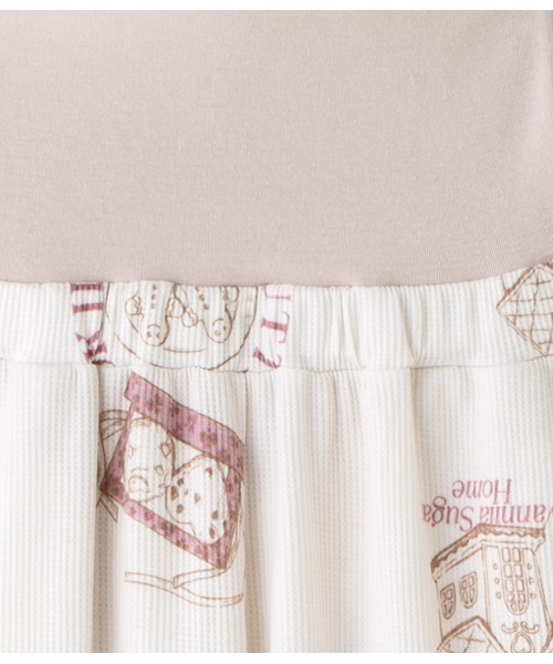 PEACH JOHN(ピーチジョン)の「【腹巻き付きで温活にも◎コットン混生地のワッフルパジャマ】サーマルHARAマキパジャマ(ルームウェア/パジャマ・レディース・ベビーピンク/アイボリー/ライトベージュ/グレイッシュブルー/ライトブルー/ライトブラウン/スモークピンク/ローズ・S/M/M/L)」の11枚目の写真