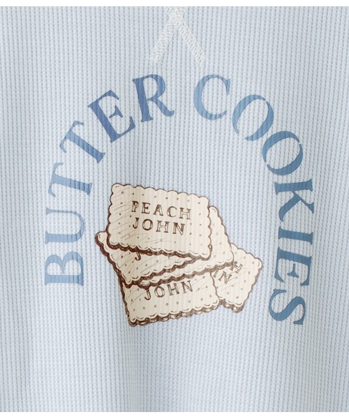 PEACH JOHN(ピーチジョン)の「【腹巻き付きで温活にも◎コットン混生地のワッフルパジャマ】サーマルHARAマキパジャマ(ルームウェア/パジャマ・レディース・ベビーピンク/アイボリー/ライトベージュ/グレイッシュブルー/ライトブルー/ライトブラウン/スモークピンク/ローズ・S/M/M/L)」の12枚目の写真