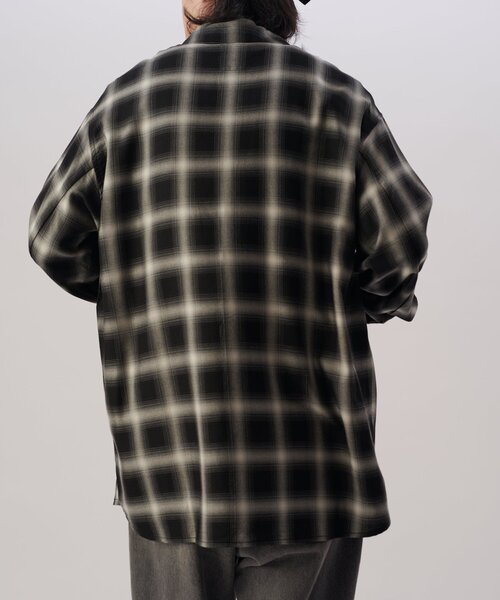 Lui's（ルイス）の「オンブレーチェックシャツ（シャツ/ブラウス