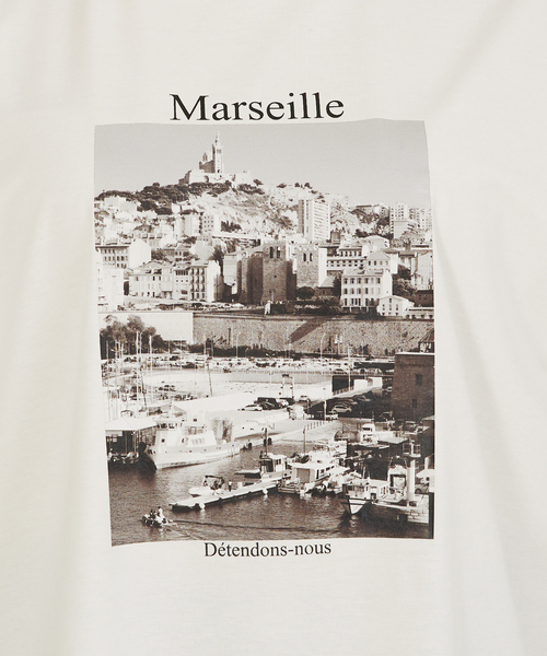 abahouse mavie(アバハウスマヴィ)の「【定番/長袖】フォトプリントロンT(Tシャツ/カットソー・レディース・ホワイト系その他/グレー系その他・フリー)」の6枚目の写真