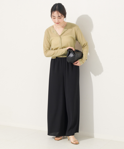 Plage（プラージュ）SHEER RIB CROPPED カーディガン plage（プラージュ）の「SHEER RIB CROPPED カーディガン