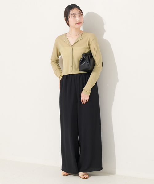 Plage（プラージュ）SHEER RIB CROPPED カーディガン plage（プラージュ）の「SHEER RIB CROPPED カーディガン