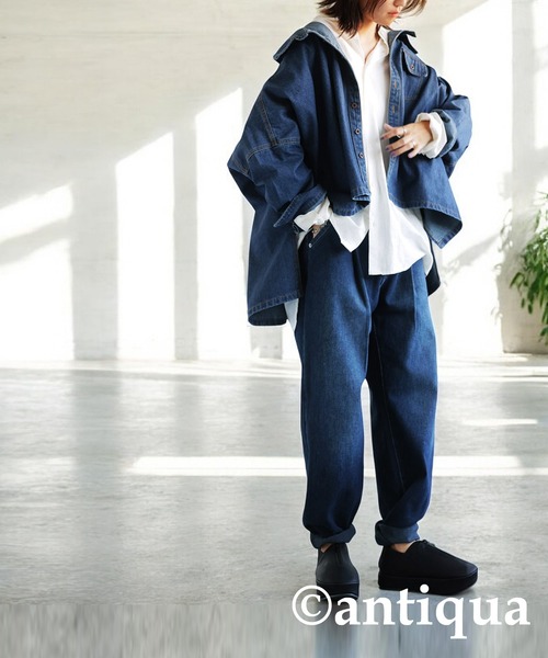 antiqua(アンティカ)の「傾斜ソールスリッポン(スリッポン・レディース・ブラック・M/L/LL)」の15枚目の写真