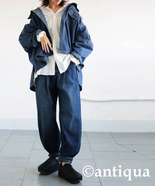 antiqua(アンティカ)の「傾斜ソールスリッポン(スリッポン・レディース・ブラック・M/L/LL)」の12枚目の写真