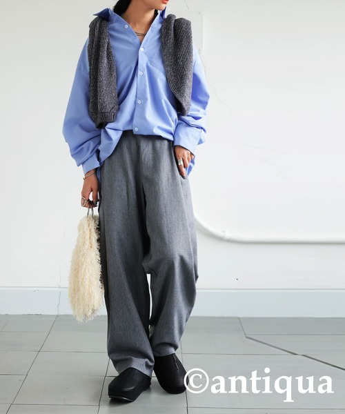 antiqua(アンティカ)の「傾斜ソールスリッポン(スリッポン・レディース・ブラック・M/L/LL)」の18枚目の写真