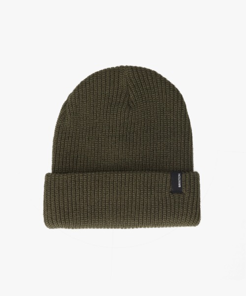 BRIXTON（ブリクストン）の「BRIXTON HEIST BEANIE / ブリクストン（ニットキャップ/ビーニー・メンズ・ダークグリーン/ライトベージュ/ベージュ/グレー/レッド/ブラック・O/S）」の5枚目の写真