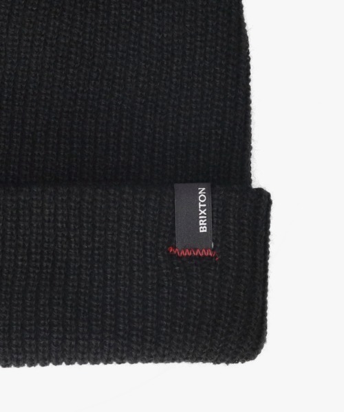 BRIXTON（ブリクストン）の「BRIXTON HEIST BEANIE / ブリクストン（ニットキャップ/ビーニー・メンズ・ダークグリーン/ライトベージュ/ベージュ/グレー/レッド/ブラック・O/S）」の7枚目の写真