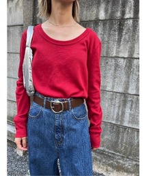 BLACK BY MOUSSY | 2way longsleeve t-shirt(2ウェイロングスリーブTシャツ)(Tシャツ/カットソー)