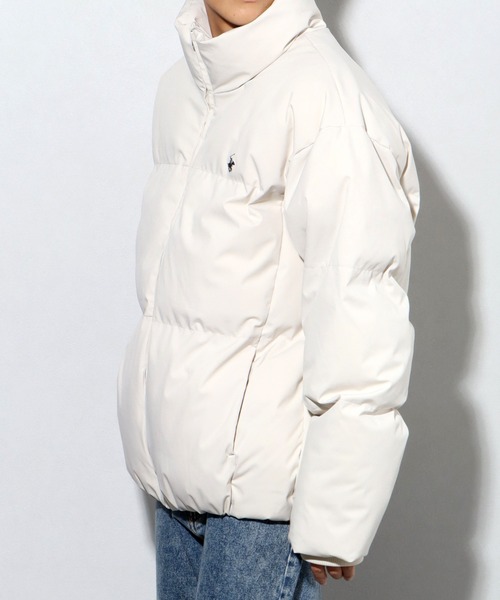 BEVERLY HILLS POLO CLUB(ビバリーヒルズポロクラブ)の「【BEVERLY HILLS POLO CLUB / ビバリーヒルズ ポロクラブ】 ビッグシルエット 3段キルト スタンドカラー ジャケット(ダウンジャケット/コート・メンズ・ホワイト/ダークグレー/ブラック・LL/L/M)」の12枚目の写真