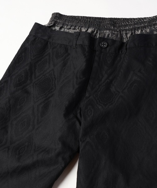 amok(アモク)の「LAYERED PANTS(スラックス・メンズ・ブラック/ホワイト・S/M/L)」の15枚目の写真