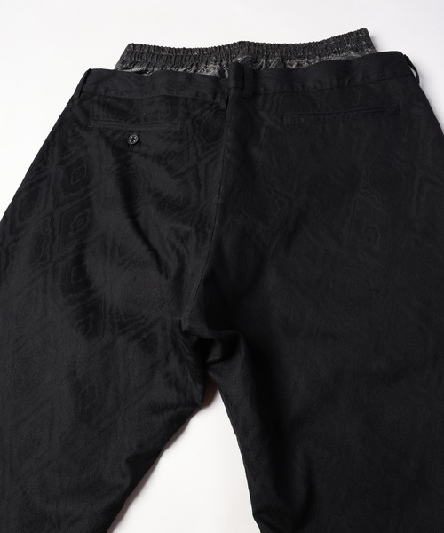 amok(アモク)の「LAYERED PANTS(スラックス・メンズ・ブラック/ホワイト・S/M/L)」の17枚目の写真