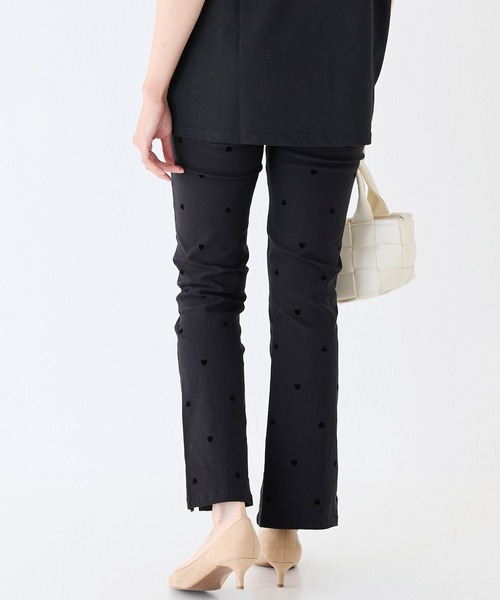 INCEDE（インシード）の「スーパーストレッチ フロッキーパンツ（その他パンツ・レディース・ブラック系その他/ドット・M/L/LL/3L/4L）」の7枚目の写真