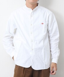 【DANTON/ダントン】SOX BAND COLLAR SHIRT LS