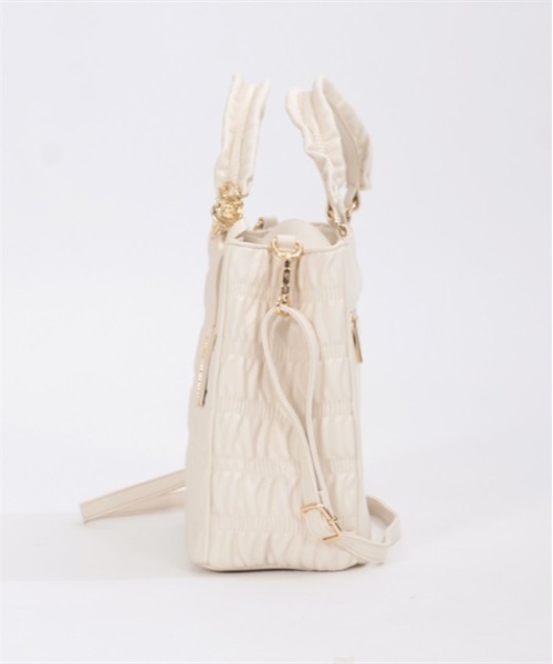 【セール】薔薇金具付シャーリングバッグ（ショルダーバッグ）｜axes femme（アクシーズファム）