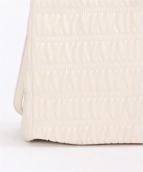 【セール】薔薇金具付シャーリングバッグ（ショルダーバッグ）｜axes femme（アクシーズファム）