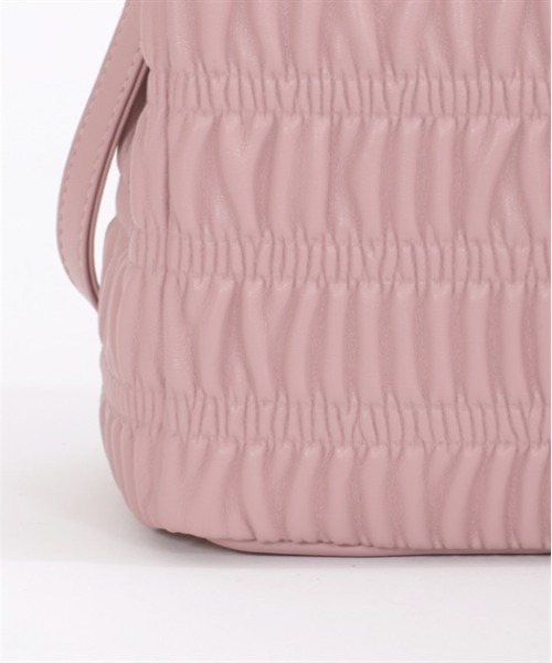 【セール】薔薇金具付シャーリングバッグ（ショルダーバッグ）｜axes femme（アクシーズファム）