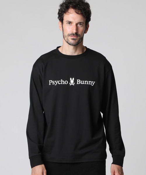 【セール】フロッキーロゴ ロングスリーブTシャツ [LUXURY RELAX]（Tシャツ/カットソー）｜Psycho Bunny（サイコバニー）