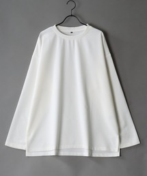 Amunzen Big Silhouette T-shirt/UVカット 梨地 ビッグシルエット 長袖Tシャツ ロンT