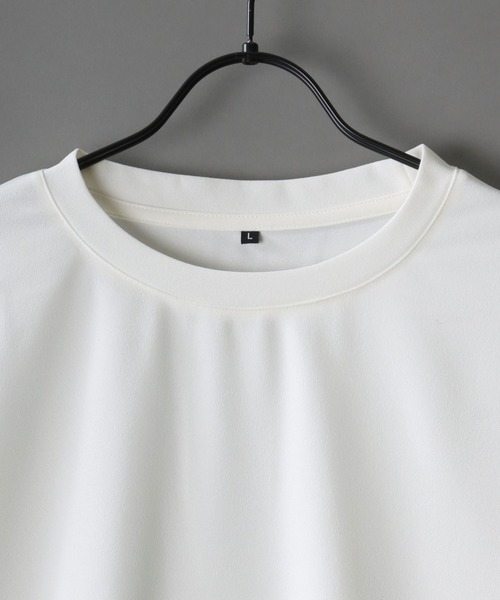 SITRY(シトリー)の「Amunzen Big Silhouette T-shirt/UVカット 梨地 ビッグシルエット 長袖Tシャツ ロンT(Tシャツ/カットソー・メンズ・ダークグリーン/ホワイト/チャコール/ブラック・M/LL/L)」の6枚目の写真