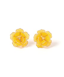 立体フラワーピアス/130962