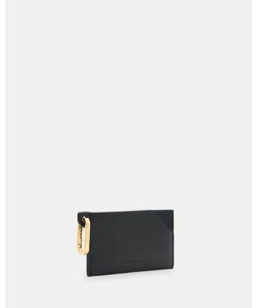 ALLSAINTS（オールセインツ）の「HEX LEATHER CARDHOLDER | HEX レザー カードホルダー（カードケース・レディース・ブラック・ONE SIZE）」の3枚目の写真