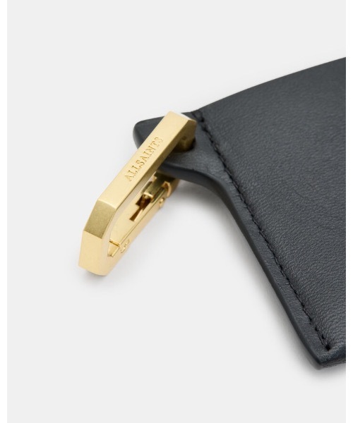 ALLSAINTS（オールセインツ）の「HEX LEATHER CARDHOLDER | HEX レザー カードホルダー（カードケース・レディース・ブラック・ONE SIZE）」の4枚目の写真