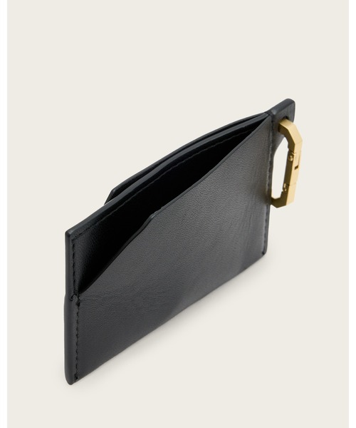 ALLSAINTS（オールセインツ）の「HEX LEATHER CARDHOLDER | HEX レザー カードホルダー（カードケース・レディース・ブラック・ONE SIZE）」の10枚目の写真